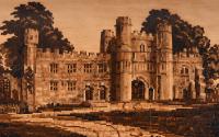 Tunbridge Ware new of Battle Abbey Gatehouse by Henry Hollamby