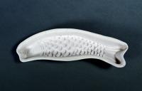 Salt-glazed Stoneware Press-moulded Small Confectionary mold in the form of a Fish,  Circa 1750-65