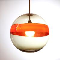 A pendant ceiling light, by Venini