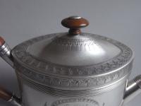 George III Antique Sterling Silver Teapot made in London in 1787 by Benjamin Mountigue