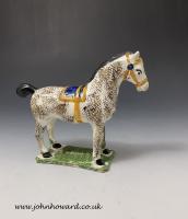 Antique pottery figure of a horse St Anthony’s Pottery Newcastle upon Tyne