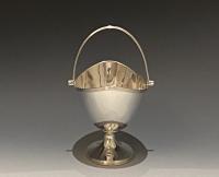 John Emes Georgian silver basket bowl 1800