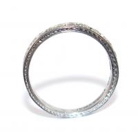 Art Deco Diamond Half Eternity Ring c.1940 size M