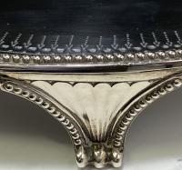 Elizabeth Jones Georgian silver salver tray 1783