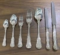Richard Crossley Kings hourglass  cutlery flatware service 1806