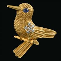 Cartier London bird brooch, circa 1960/70