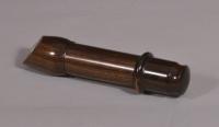 S/4489 Antique Treen 19th Century Rosewood Cuckoo Whistle
