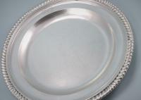 GEORGE II Silver Serving Dish. Circa 1729
