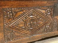 Henry VIII Oak Plank Chest