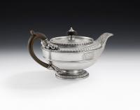 An extremely fine & unusual George III Teapot made in London in 1810 by Paul Storr