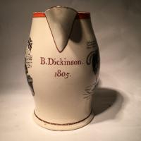 antique 19th century creamware jug