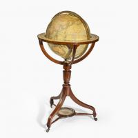 A George IV 18-inch floor-standing library globe by John Smith