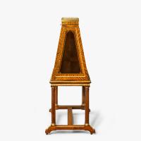 A rare and unusual French double-sided display cabinet by François Linke