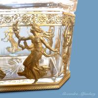 A Decorative Crystal Box With Gilt Metal Mounts From The Napoleon III Period, French circa 1870