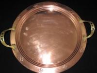 Arts & Crafts Copper and Brass tray