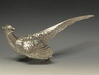 Sterling Silver pheasant model