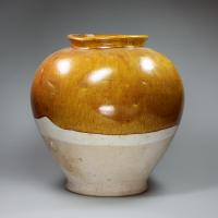 Chinese pottery jar, Tang dynasty (618-906)