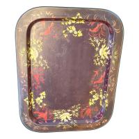 19th Century Papier Mache Tray On Stand