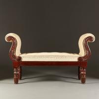 A Fine William IV Mahogany Window Seat