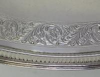 Hannam and Crouch  Georgian silver tray