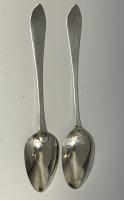 Cork silver spoons Joseph Gibson of Cork 
