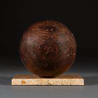 A Rare 18th Century Lignum Vitae Sphere