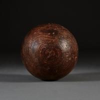 A Rare 18th Century Lignum Vitae Sphere