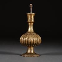 An Indian Brass Vessel as a Lamp