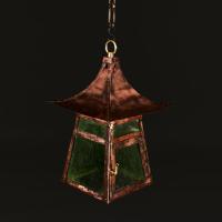 An Arts and Crafts Copper Lantern