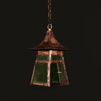 An Arts and Crafts Copper Lantern
