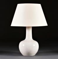 A Large Blanc de Chine Vase as a Lamp