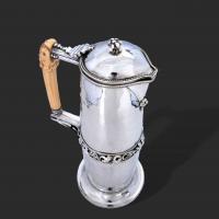 William Henry Creswick arts and crafts silver flagon