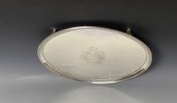 Hannam and Crouch silver salver tray 