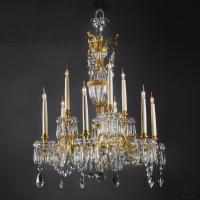 A Fine English Nine-Light Chandelier by Perry & Co. 