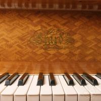 Detail of an Important Parquetry Inlaid Grand Piano by François Linke and Erard