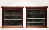 Pair of Chemists Display Cabinets