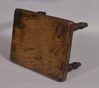 S/4565 Antique 19th Century Oak Child's Stool