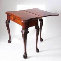 George III mahogany games table