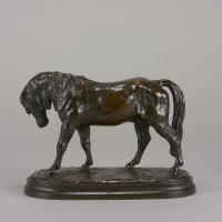 ‘Cheval Debout’ Animalier bronze by Isidore Bonheur