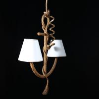 A Rope Anchor Hanging Light by Audoux Minet