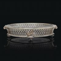 A Silver-Plated Centrepiece by Baccarat