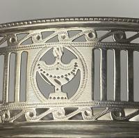 Hester Bateman silver wine coaster 1787