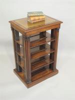 Rosewood Library Open Bookcase, circa 1825