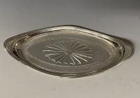 Georgian silver snuffer pen tray Michael Plummer 1795