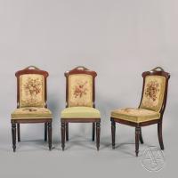 A Set of Mahogany Dining Chairs Dating From Circa 1860