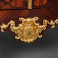 A Detail of A Louis XV Style Marquetry Commode By Durand Dating From Circa 1880