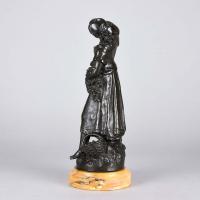 ‘Summer’ Art Nouveau Bronze sculpture by Augusta Moreau - circa 1890