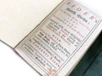 Leather bound edition of the ‘Riders British Merlin Almanac, c.1752’