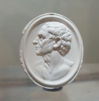 Intaglio of Demosthenes attributed to Burch plaster