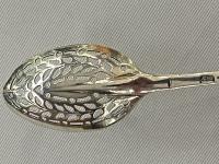 Georgian silver mote spoon rattail 